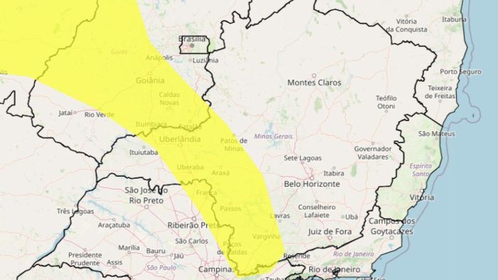 Alerta de chuvas intensas em MG ameaça 213 cidades nas próximas horas; veja lista