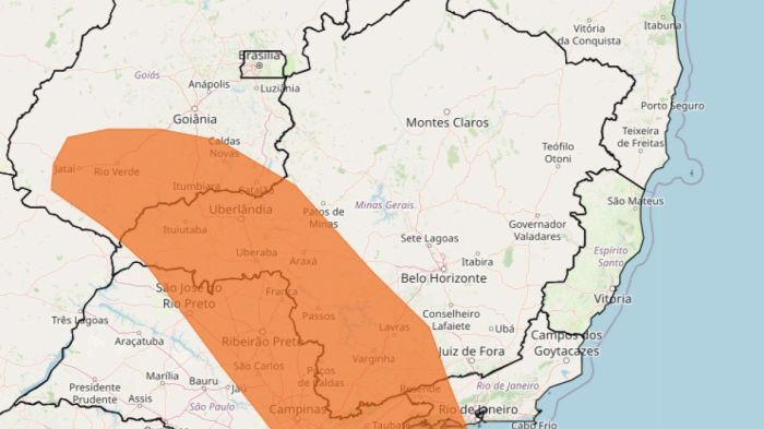 Chuvas intensas em MG: veja lista das 264 cidades sob alerta laranja nesta segunda (26)