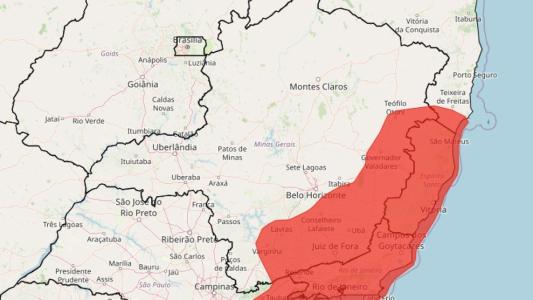 Alerta vermelho de chuva em MG: veja lista das 365 cidades ameaçadas nos próximos dias