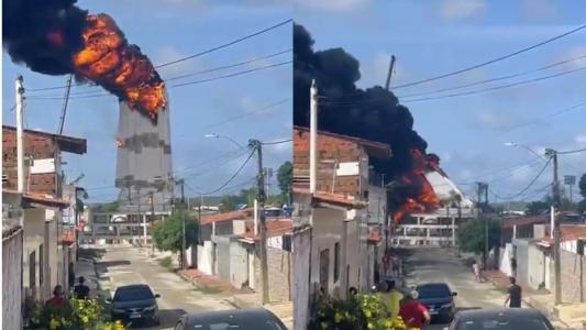 Estátua de Nossa Senhora de Fátima é destruída por incêndio em Natal