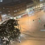 Vídeo: nova tempestade alaga ruas de Juiz de Fora na noite desta quarta (25)