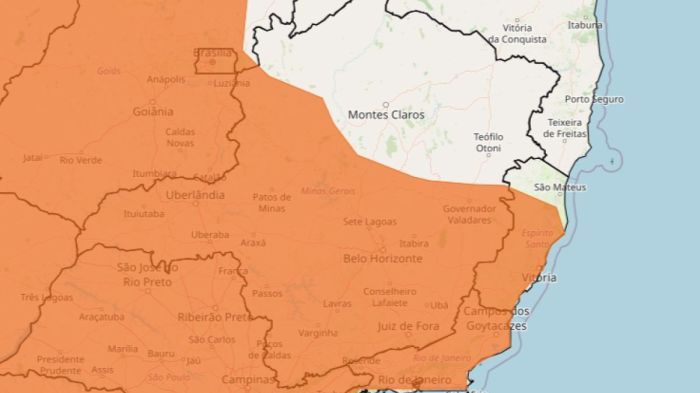 Chuvas intensas ameaçam BH e mais 686 cidades de MG neste domingo (8); veja lista