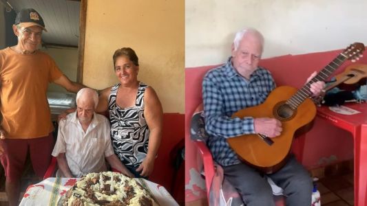 Aos 112 anos, idoso cuidado por ex-patrões em MG pode ser um dos mais velhos do mundo