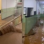Vídeo: tempestade inunda UBS em Sabará, causa perda de medicamentos e estraga equipamentos