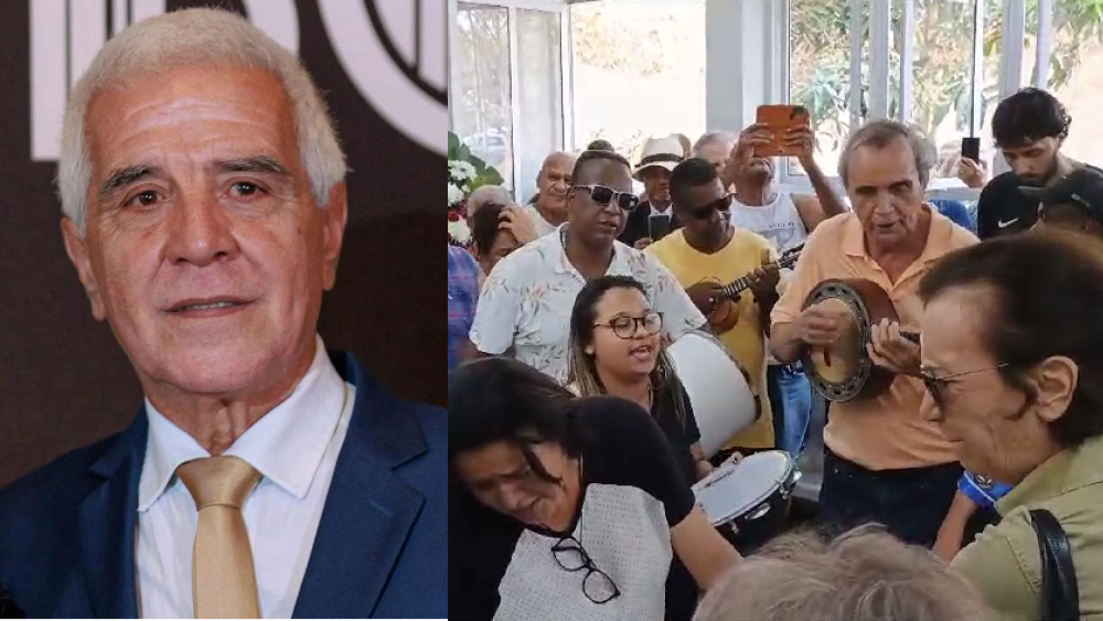 Com direito a pandeiro e cavaquinho, homem é velado ao som de samba em Nova Lima