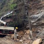 Deslizamento de terra causa transtornos para a população em Ouro Preto (MG)