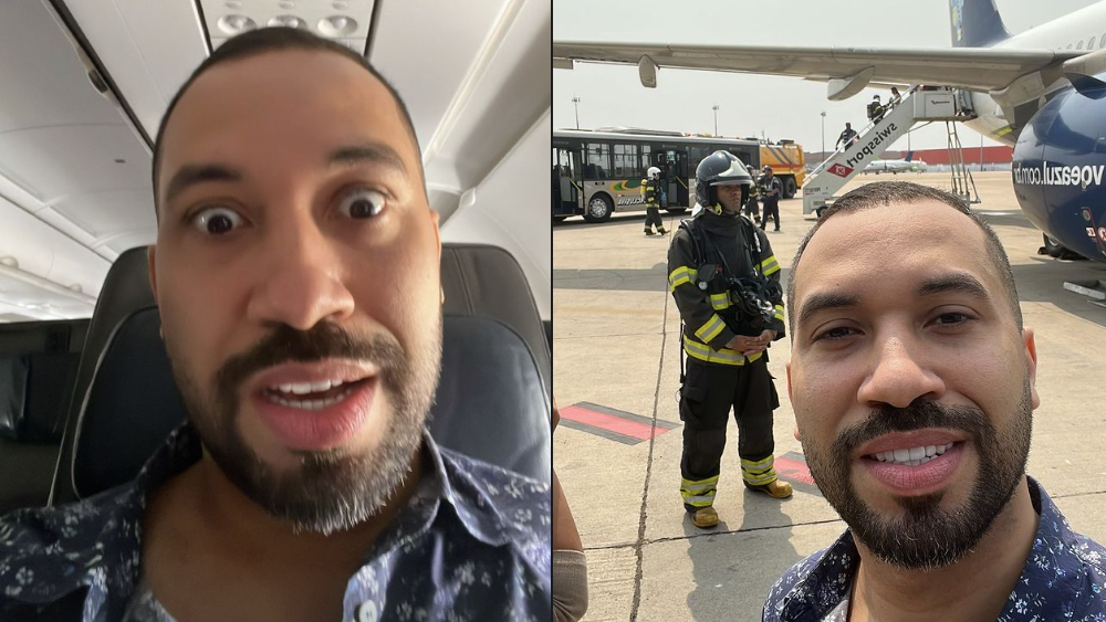 Gil do Vigor passa perrengue em voo após problemas técnicos no avião: 'acabou a nossa vida'