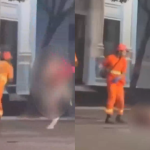 Garis x 'peladão': homem flagra briga inusitada no Centro de BH; veja o vídeo