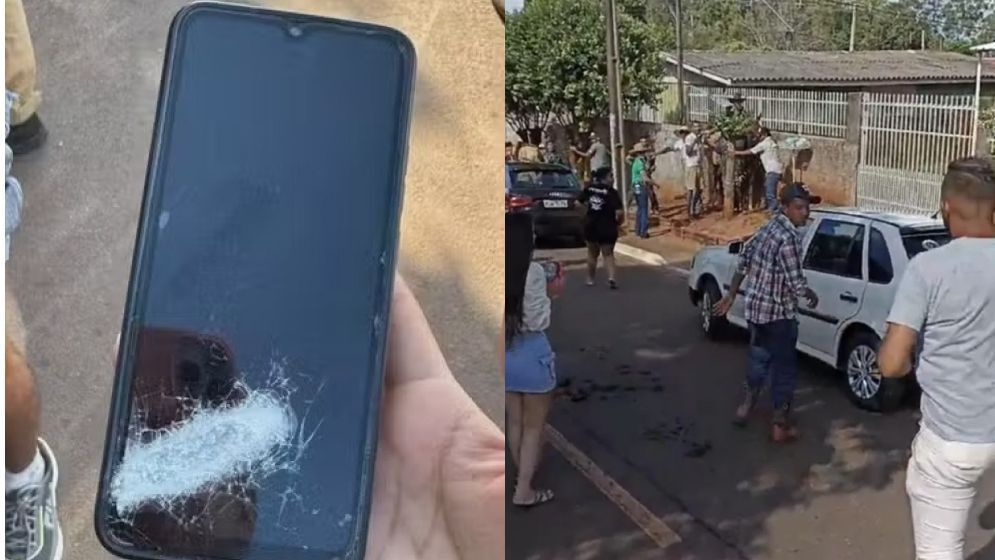 Celular no bolso salva homem de ser atingido por tiro durante briga no Paraná