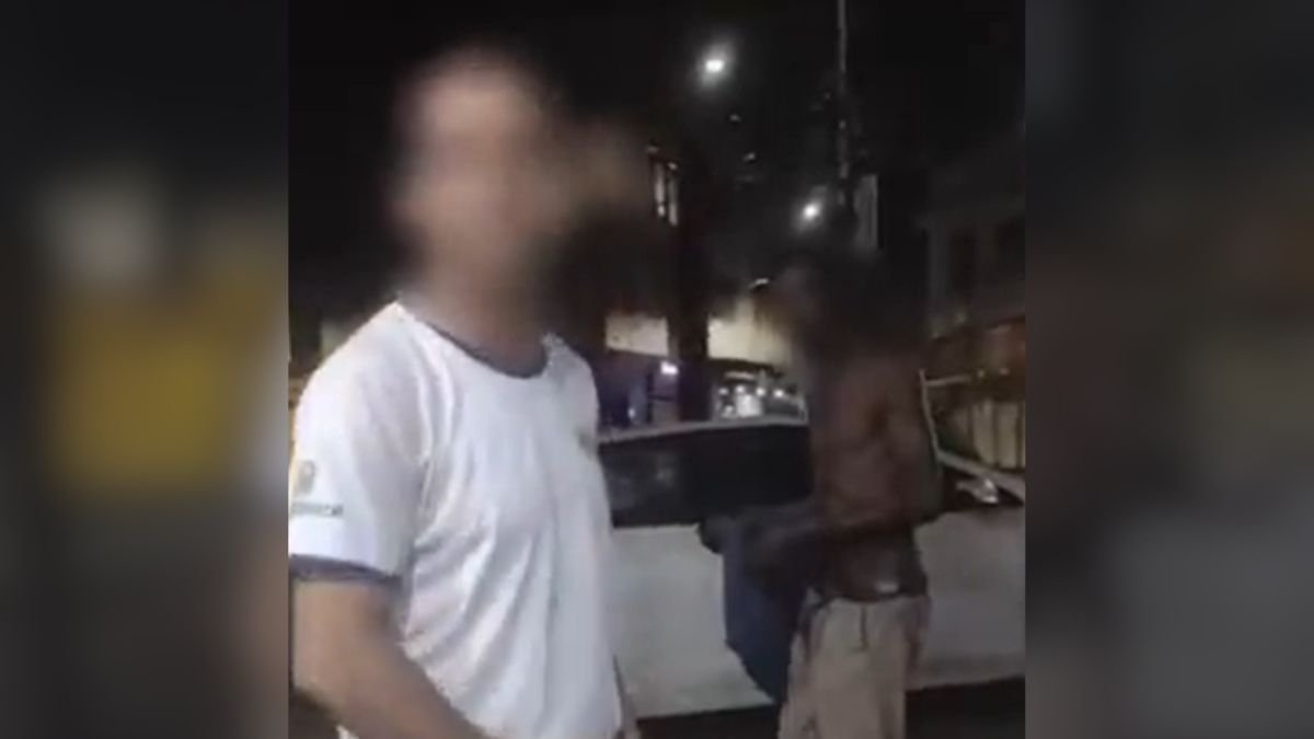 Homem que bateu em andarilho com cinto é localizado e conduzido à delegacia
