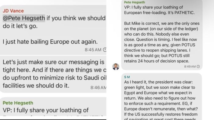 Mensagens secretas enviadas em grupo de aliados de Trump
