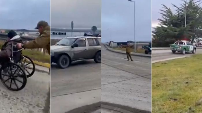 Polícia está evacuando a região de Magallanes