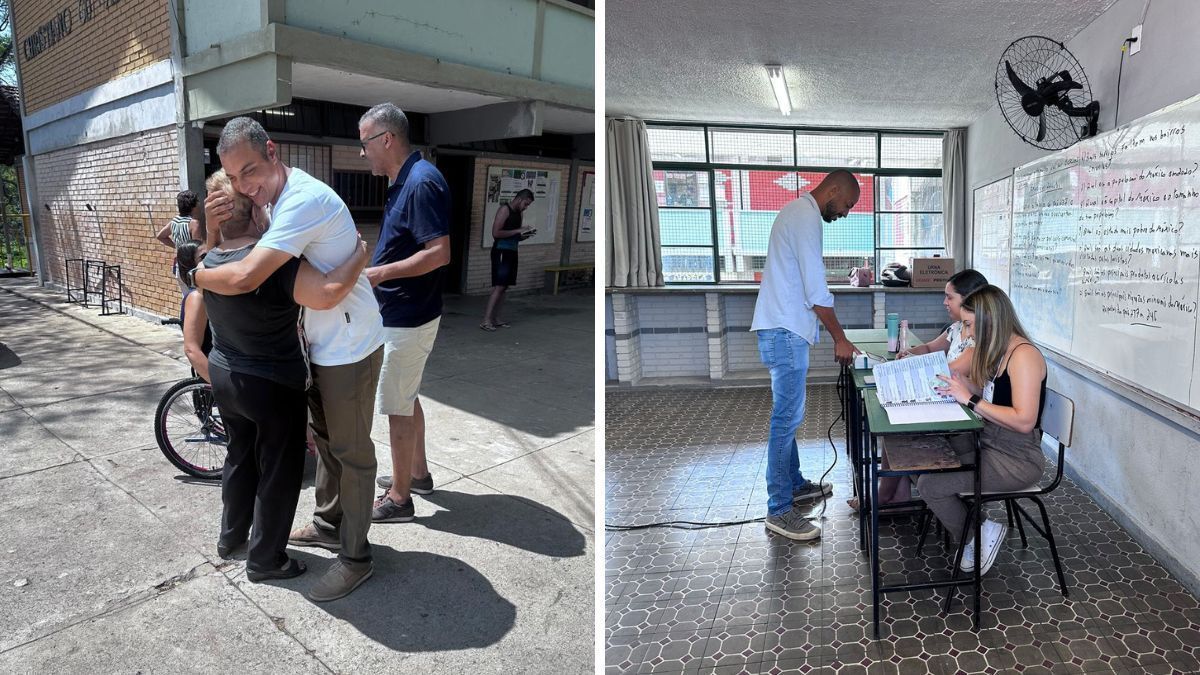 Candidatos de Sabará, prof. Costela e Sgto. Rodolfo votam e reiteram expectativas para eleição