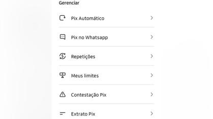 Botão de contestação do Pix no Banco Itaú