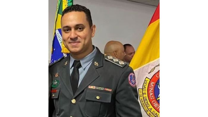 Capitão Wilker, militar que morreu em acidente em Ouro Preto.