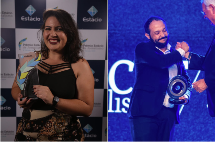 Ana Luiza Bongiovani e Mardélio Couto estão entre os repórteres mais premiados do Brasil
