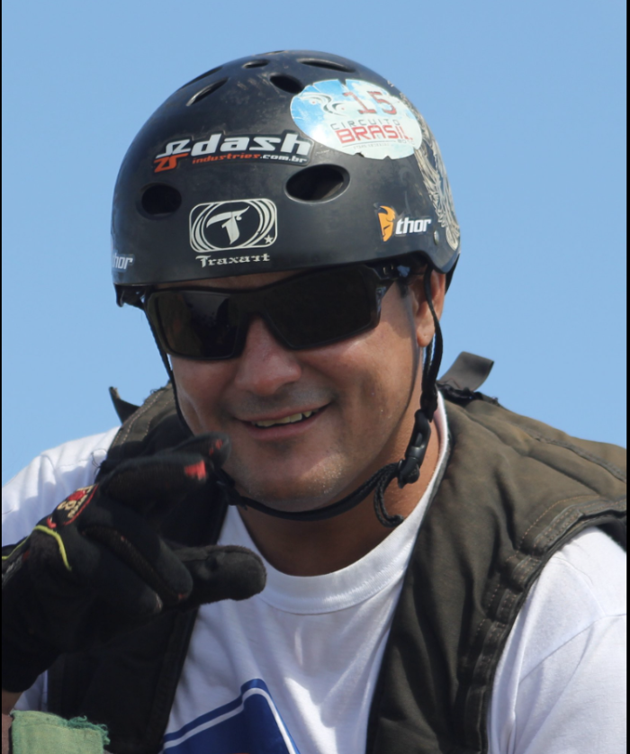 Gilberto Araújo tinha 24 anos de experiência de voo de paraglider Gilberto Araújo tinha 24 anos de experiência de voo de paraglider