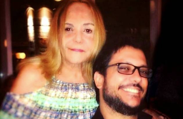 Lúcio com a mãe Dona Lú em 2019