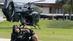 Helicóptero de Neymar, avaliado em R$ 50 milhões