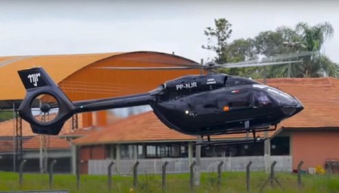Helicóptero de Neymar, avaliado em R$ 50 milhões
