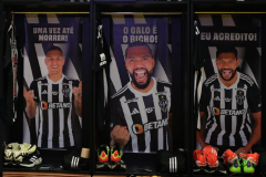 Fotos do vestiário do Atlético para a decisão do Mineiro