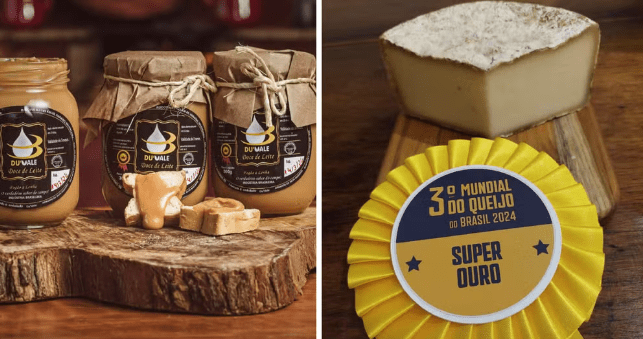 Onze dos 15 finalistas, entre 1900 queijos inscritos, são brasileiros.