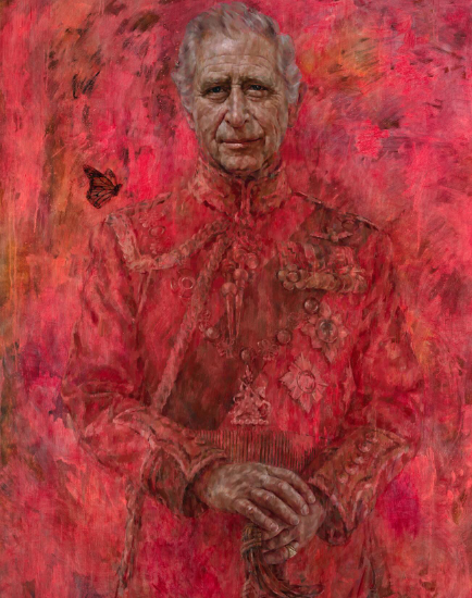 Primeiro retrato de Rei Charles III