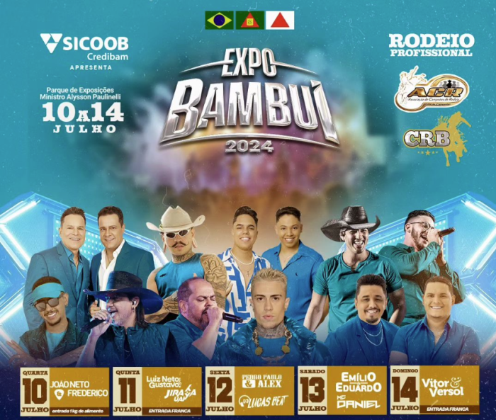 Mc Daniel está entre as atrações da Expobambuí