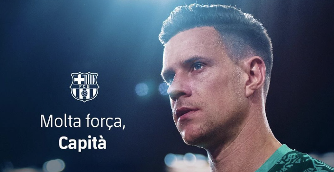 Barcelona confirma grave lesão, e goleiro Ter Stegen está fora da temporada