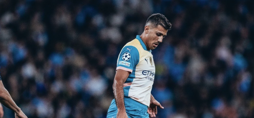 Manchester City confirma grave lesão de Rodri, que não deve mais jogar na temporada