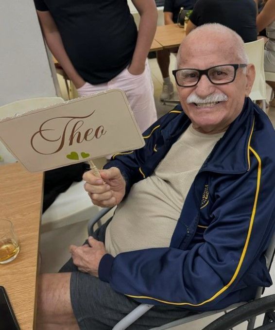 Geraldão foi a estrela do chá revelação do nono neto