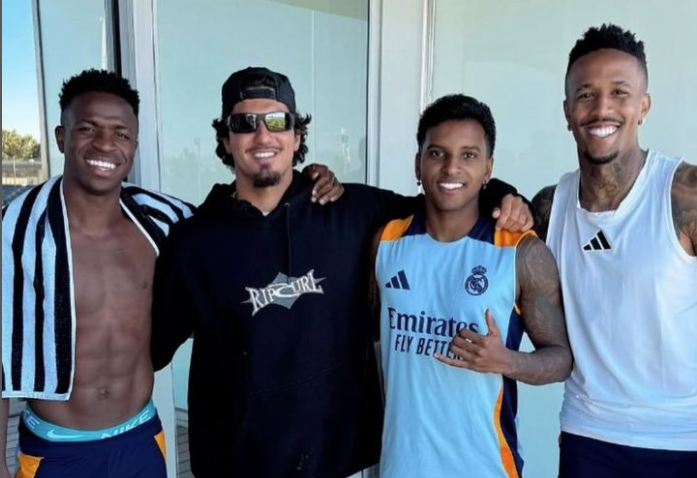 Gabriel Medina assiste a jogo do Real Madrid e denuncia racismo na torcida