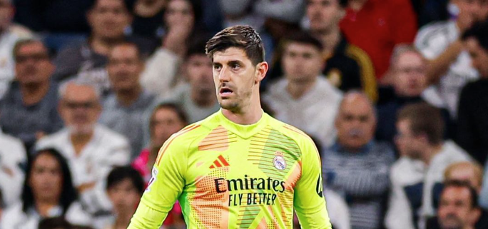 Courtois sofre lesão e será desfalque do Real Madrid em confronto pela Champions