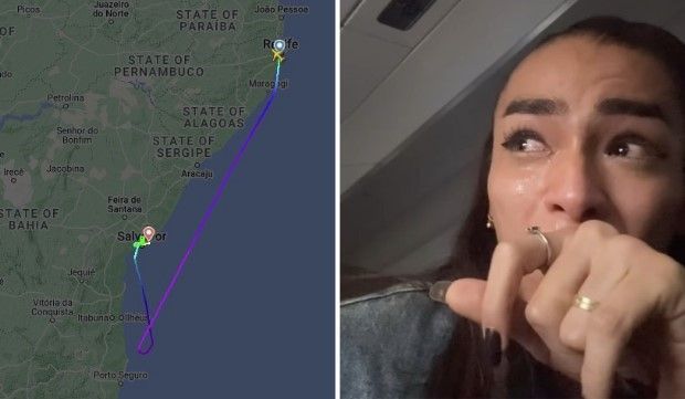 Avião da azul faz pouso 'de emergência' em Salvador, passageiros choram e atriz global denuncia transfobia