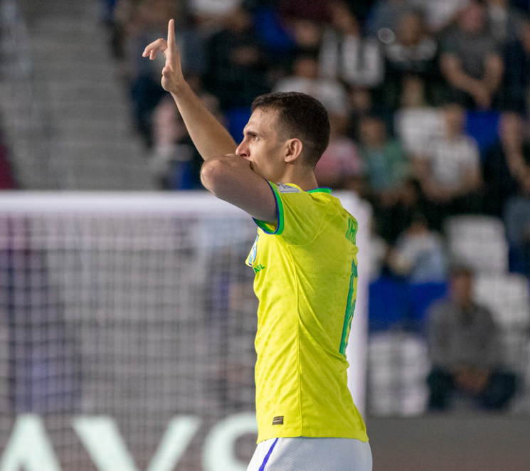 Artilheiro da Seleção de Futsal, Marcel fala sobre 'decisão' contra Ucrânia