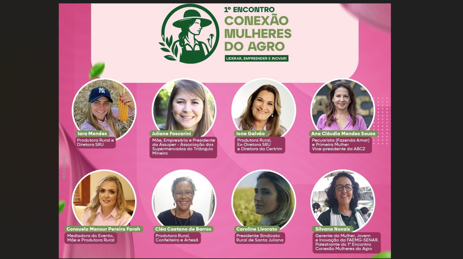 Produtoras rurais se reúnem em Uberaba para o 1º Encontro de Mulheres do Agro nesta quinta (3)