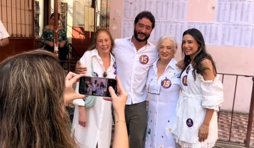 Gabriel Azevedo vota em BH e reforça otimismo para segundo turno