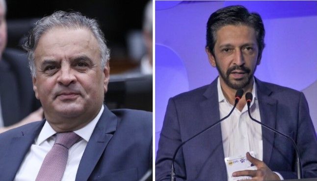 Eleições em SP: Aécio Neves declara apoio a Ricardo Nunes (MDB) em 2º turno
