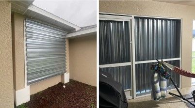 Furacão Milton: brasileira recebe ordem de evacuação e protege casa com placas de metal