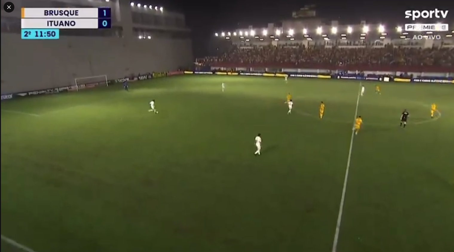 Transmissão 'balançada' chama atenção em jogo da Série B do Brasileiro