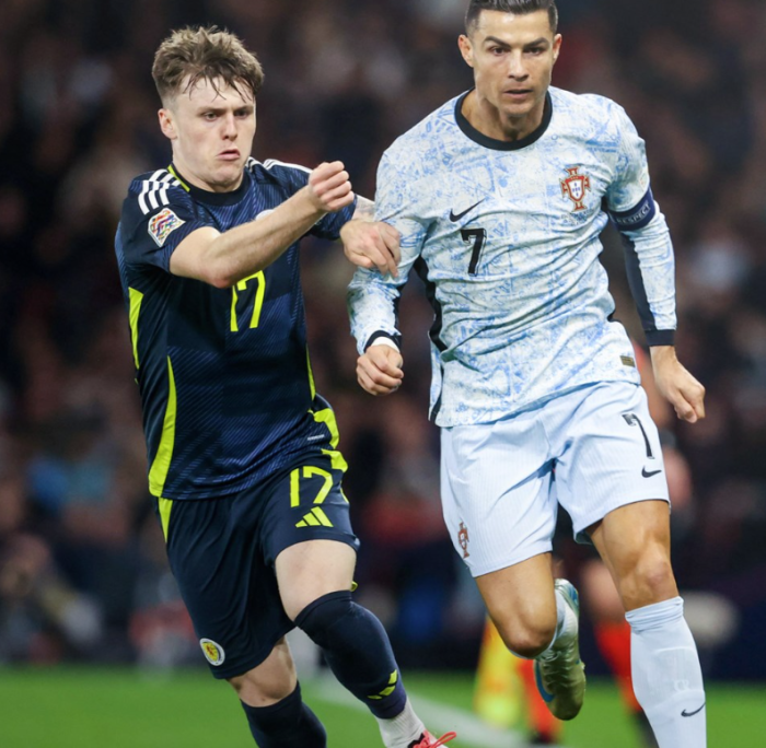 Portugal e Escócia em partida válida pela Liga das Nações