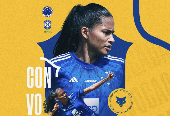 Atacante do Cruzeiro é convocada para a Seleção Brasileira Feminina; veja