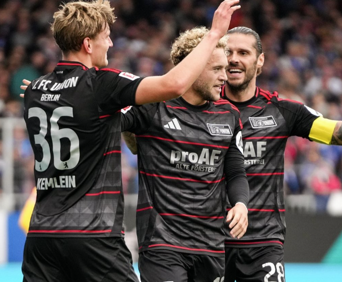 Union Berlin vence e sobe para o 5º lugar no Alemão; Werder Bremen supera Wolfsburg