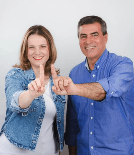 Professora Maria Tereza (PP) é apoiada pelo atual prefeito Marcelo Belinati (PP)