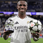 Fãs reagem a hat-trick de Vini. Jr na Champions e cravam Bola de Ouro para o brasileiro