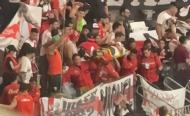 Torcedor do River tem coma alcoólico na Arena MRV antes de jogo contra o Atlético