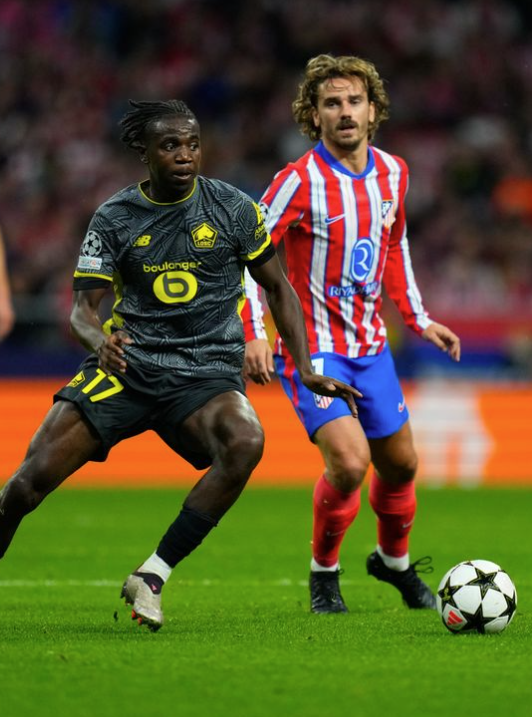 Atlético de Madrid sofre derrota em casa para o Lille na Champions League
