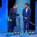 'Invadindo espaço': Nunes ironiza Boulos em debate, que oferece 'água para gagueira'