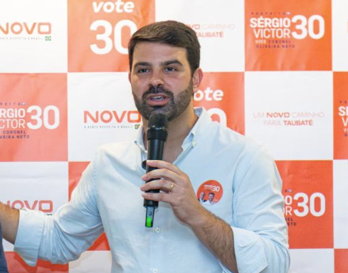 Sergio Victor (Novo) é o novo prefeito de Taubaté (SP)