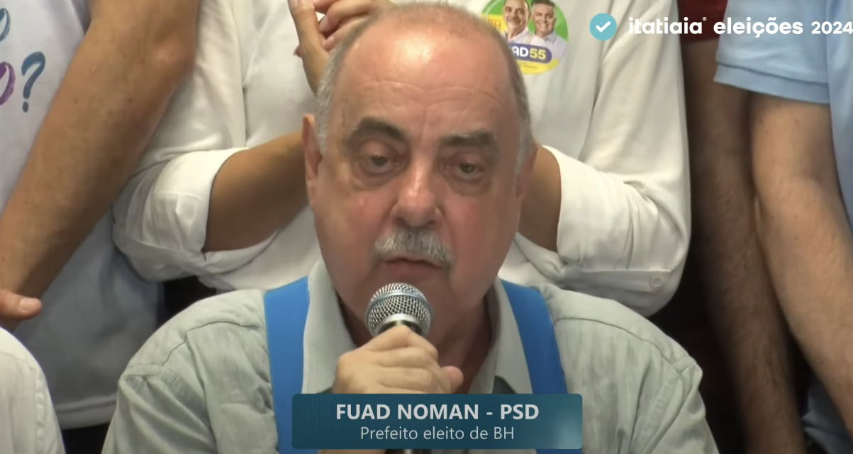 Fuad Noman (PSD) é reeleito prefeito de Belo Horizonte